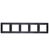 Изображение товара Рамка Simon 15 Графит для розеток и выключателей