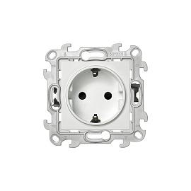 Розетка 2К+З без защ штор Push&Go, белый 2420434-030 Simon 24 Harmonie