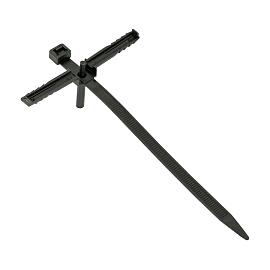 Хомут дюбельный черный (7х150) (50шт.) plc-nst-7.2x150b EKF PROxima