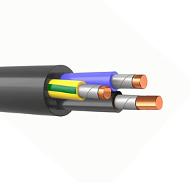 Кабель ВВГнг(A)-FRLS 3х1,5 ок (N,PE) -0,66 ИВКЗ (10м)