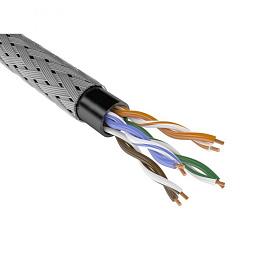 Кабель КВПЭфнг(А)-HF-5е 4х2х0,52 черный   2928 Спецкабель