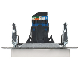 Розетка компьютерная RJ45 кат.6 РК11-БрБ белый BR-K10-2-K01 BRITE  IEK