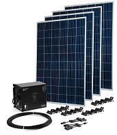 Комплект TEPLOCOM Solar-1500 + Солнечная панель 250 Вт х 4 Бастион