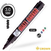 Маркер перманентный черный пулевидный, 3 мм Multi Marker CPM-800
