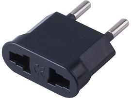 Переходник сетевой Tefal б/з 6A 250В черный ADP6-03-20 32858 STEKKER