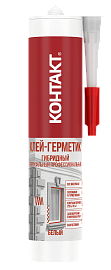 Клей-герметик КОНТАКТ гибридный сверхсильный профессиональный белый 290мл 24505