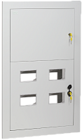 Щит ЩЭ-4-2 36 УХЛ3 IP31 890×550×157 (ВхШхГ), ниша 840×490×140 (ВхШхГ) IEK