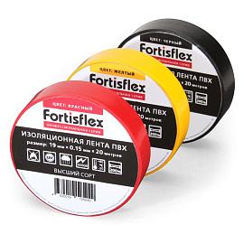 Изолента ПВХ синяя 19мм. 20м. Fortisflex 71235