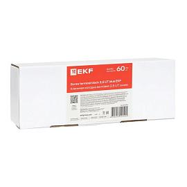 Колодка клеммная винтовая 2.5 UT синяя scr-ut-2,5-b EKF