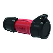 Розетка кабельная Schuko 16A 3п(2P+PE) 250В, IP54 красный MULTI-GRIP Bals 7489