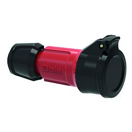 Розетка кабельная Schuko 16A 3п(2P+PE) 250В, IP54 красный MULTI-GRIP Bals 7489