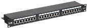 ITK 1U патч-панель кат.6 STP, 24 порта (Dual), с кабельным органайзером PP24-1UC6S-D05 IEK