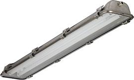 Светильник накладной люминесцентный 2х36Вт, IP65 INOX 236 1077000100 HF ES1 с ЭПРА , с БАП Световые технологии