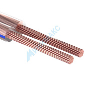 Кабель акустический, 2х1,00 мм, прозрачный, REXANT (82м)