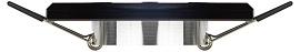 Светильник декоративный 50Вт GU5.3 MR16 12/220В хром/чёрный ( CD3006 ) C0043792 ЭРА