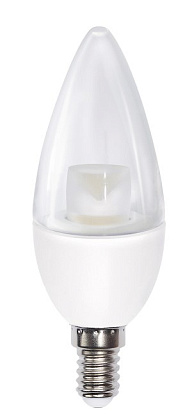 Изображение товара Лампа JazzWay PLED C37 7W E14 3000K Светодиодная свеча
