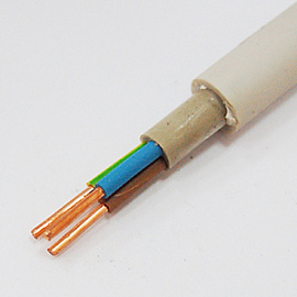 Кабель силовой NYM 3х 1.5 ок (N,PE)-0,66 Севкабель (8м)
