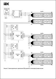 Магистральный усилитель PRO RGB 3 канала 12В, 4А, 144Вт IEK LSA-RGB-144-20-12-PRO IEK