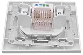 Розетка RJ45 компьютерная Минск скрытой установки в сборе белый ERK01-035-10 EKF