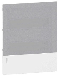 Щит 2ряд 24модуля MIP22212T встраиваемый IP40 дымчатый RESI9 MP (MINI PRAGMA) NEW SE