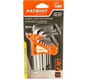 Набор ключей PATRIOT SKH-9, шестигранные с шаром,1,5-10мм, CRV, 9 шт 350002003 PATRIOT