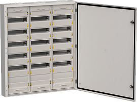 Корпус металлический ЩРн-216 (3х72) 960х830х140мм IP54 серый (две двери)  TITAN 5  TI5-50-N-3X072-54-7035 IEK