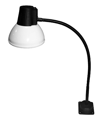 Изображение товара Станочный светильник Алькор 60Вт Е27 на флексе, белый, без лампы