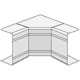 Угол внутренний изменяемый белый NIAV 120x80 (70-120°) 01734 DKC