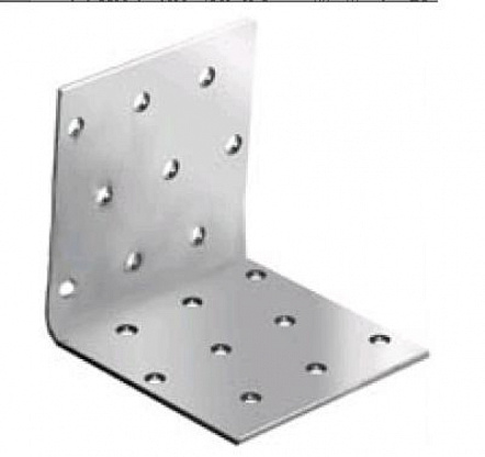 Изображение товара Уголок крепежный равносторонний KUR  80х80х60 цинк