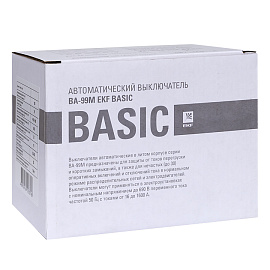 Выключатель автоматический 80А 3П трехполюсный ВА-99МL 18кА IP30 Basic mccb99-100-80mI EKF