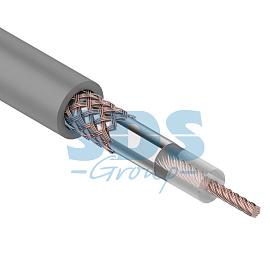 01-2002 Кабель RG-58 A/U, (64%), 50 Ом, 100м., серый REXANT