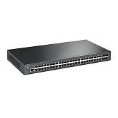 Коммутатор управляемый 2 го уровня с 48-портами RJ45 и 4-портами SFP TL-SG3452 JetStream TP-Link