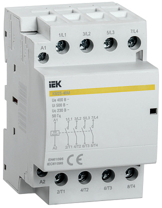 Изображение товара Контактор модульный КМ25-40М AC/DC MKK21-25-40 IEK