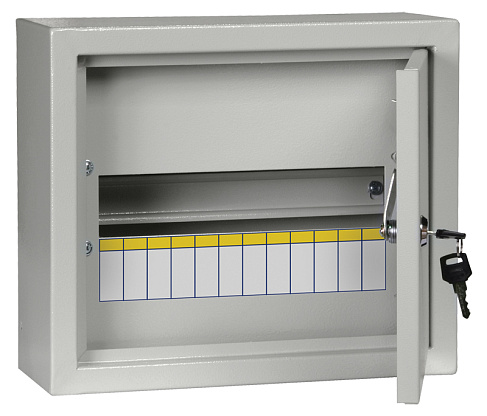 Изображение товара Щит распределительный ЩРн-12з-1 36 УХЛ3 IP31 металлический с замком 265х310х120