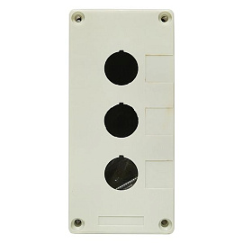 Корпус  КП103 пластиковый 3 кнопки белый (cpb-103-w) EKF