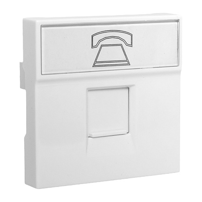 Изображение товара Розетка RJ11 EKF модульная для напольных лючков и кабельных каналов