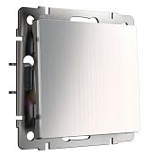 Выключатель одноклавишный глянцевый никель IP20 W1110002 Werkel