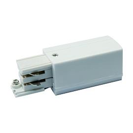 Ввод питания UBX-A02 WHITE 1 POLYBAG для шинопровода Трехфазный Левый Цвет — белый 09738 Uniel