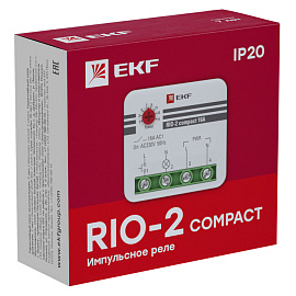 Импульсное реле с задержкой отключения RIO-2 compact 10А EKF PROxima