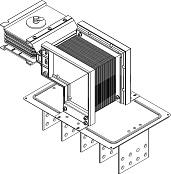 LINEBAR Секция фланцевая левая Тип1 1250А Cu 3L+N+PER IP55 транспортировочная LB-1250C4-35-F-FL1 IEK