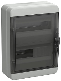 Бокс пластиковый КМПн-24 IP65 навесной TEKFOR черн. прозр. дверь 410х300х153 TF5-KP72-N-24-65-K03-K02 /уп.1шт/ IEK