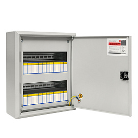 Щит ЩРн-24 IP31 с пластиковым замком (350х300х120) mb21-24n EKF
