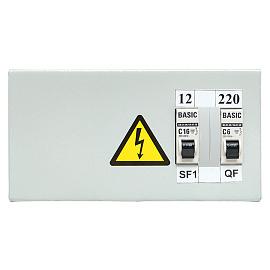 ЯТП 0,25кВА 220/12В (2 автомата) EKF Basic