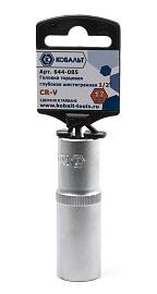 Головка торцевая глубокая  1/2", 17 мм, Cr-V  КОБАЛЬТ 644-085