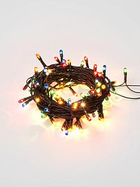 Гирлянда Нить  5м 50 миниламп мульти свет контроллер зеленый провод IP20 UDL-S0500 UL-00002389 Uniel