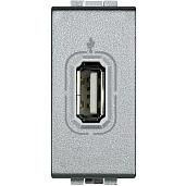 Розетка USB Алюминий Bticino Livinglight NT4285 Legrand