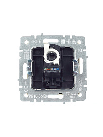 Розетка компьютерная RJ45 кат.5E РК10-БрКр бежевый BR-K10-1-K10 BRITE  IEK