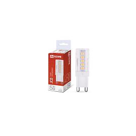 Лампа светодиодная LED-JCD 5Вт 230В G9 4000К 480Лм 4690612036328 IN HOME