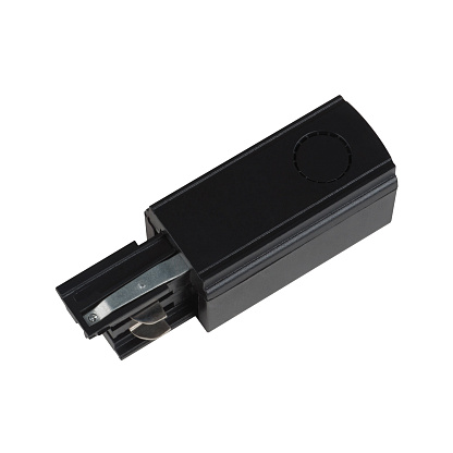 Изображение товара Ввод питания  UBX-A01 BLACK 1 POLYBAG для шинопровода Трехфазный Правый Цвет — черный  09736 Uniel