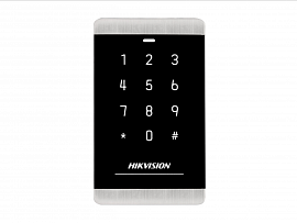 Считыватель Mifare карт с сенсорной клавиатурой DS-K1103MK HikVision